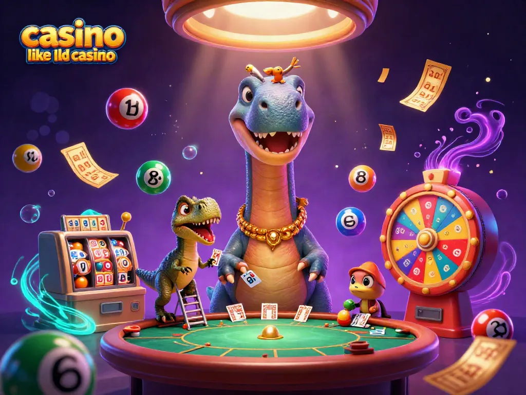 Experience exciting gameplay at a casino like Wild Casino with vibrant, animated characters and dynamic gaming elements.