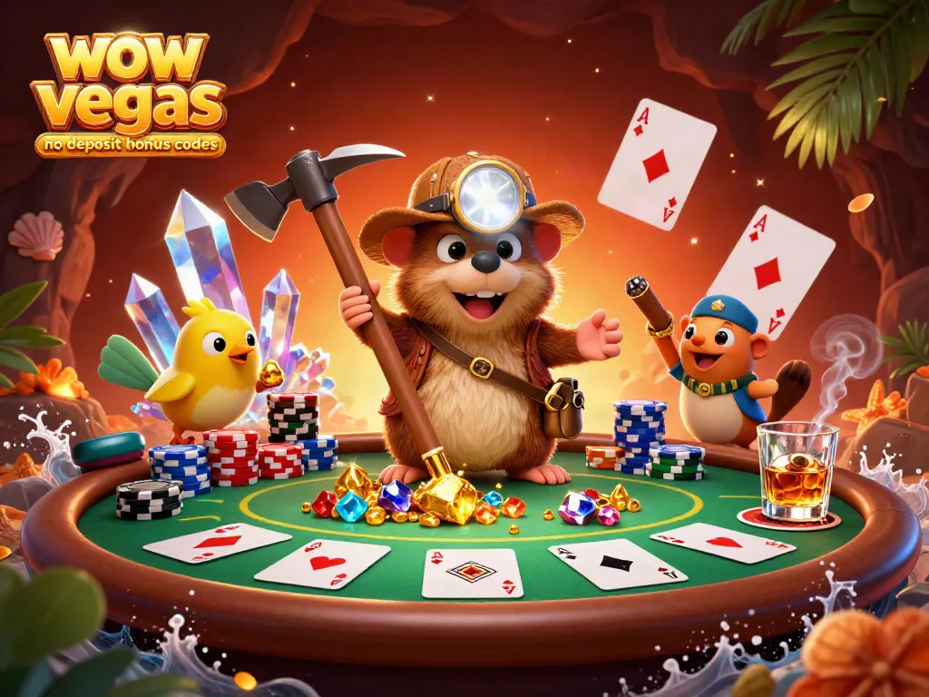 Play with WOW Vegas no deposit bonus codes to win coins and enjoy thrilling casino action!