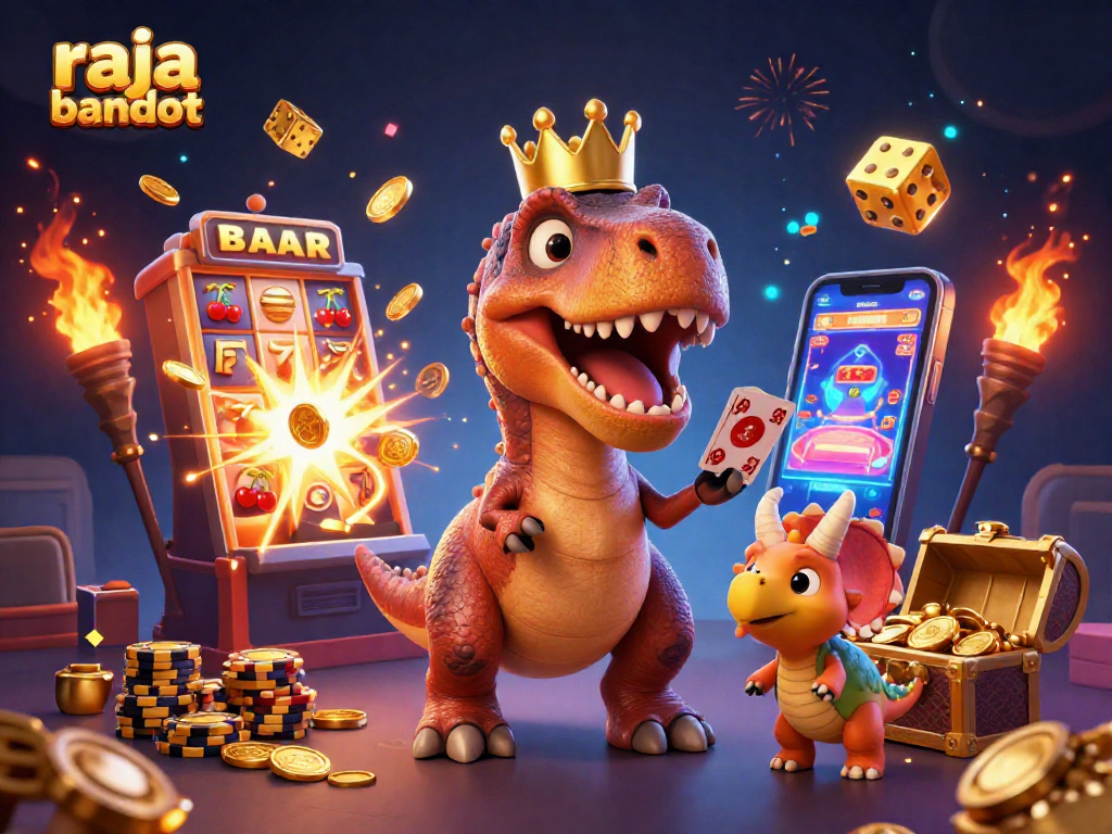 Raja Bandot menawarkan kartu dengan T-Rex imut yang membantu Anda menang besar di kasino.