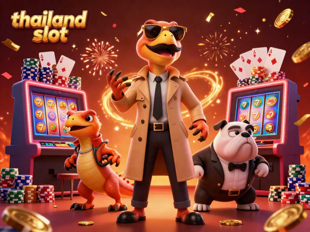 Spin exciting thailand slot reels with vibrant colors and dynamic casino action.
