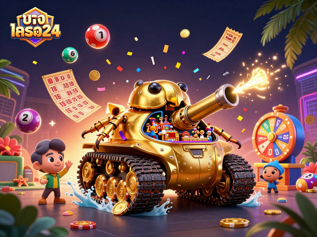 แทงหวย24 สนุกสนานกับคาสิโนขนาดเล็กภายในรถถังแมลงทองคำที่มีการถ่ายทอดเกมล็อตเตอรี่