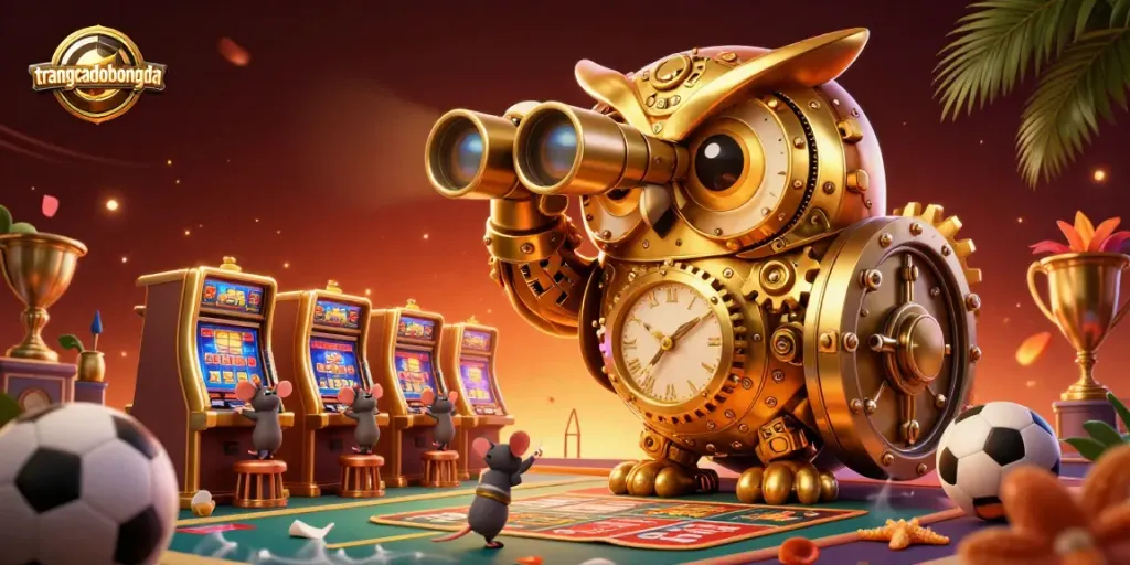 Experience sports betting excitement with trangcadobongda in a vibrant casino scene.