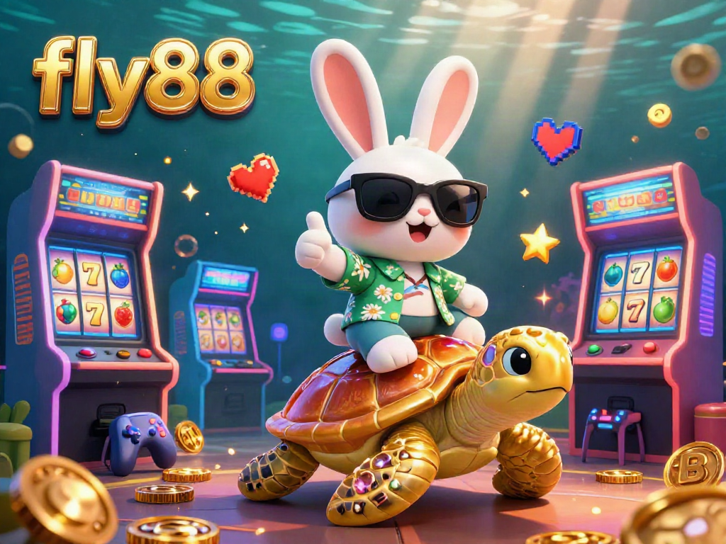 Experience thrilling moments in fly88 through vibrant 3D casino visuals, showcasing lucky characters and gaming excitement.
