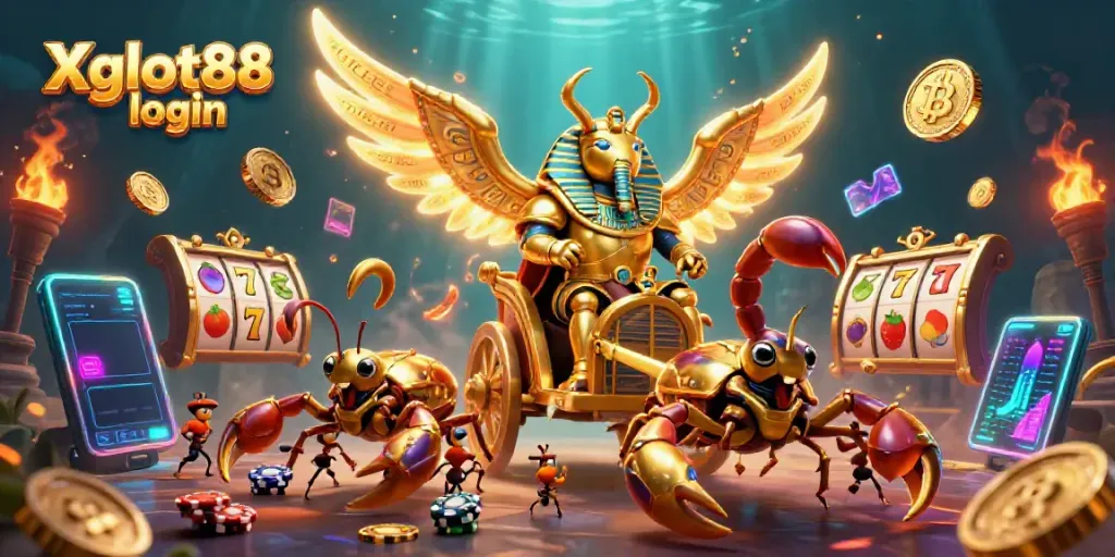 Gambarkan pengalaman menang dengan Xgslot88 login dalam ilustrasi kasino yang memukau.