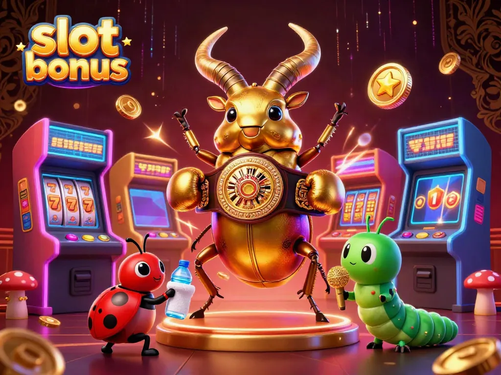Experience thrilling action in a slot bonus scene with vibrant characters and arcade elements.