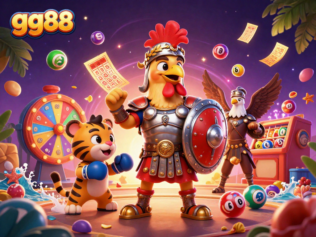 Experience thrilling casino action with gg88 featuring lively characters and exciting gaming elements.