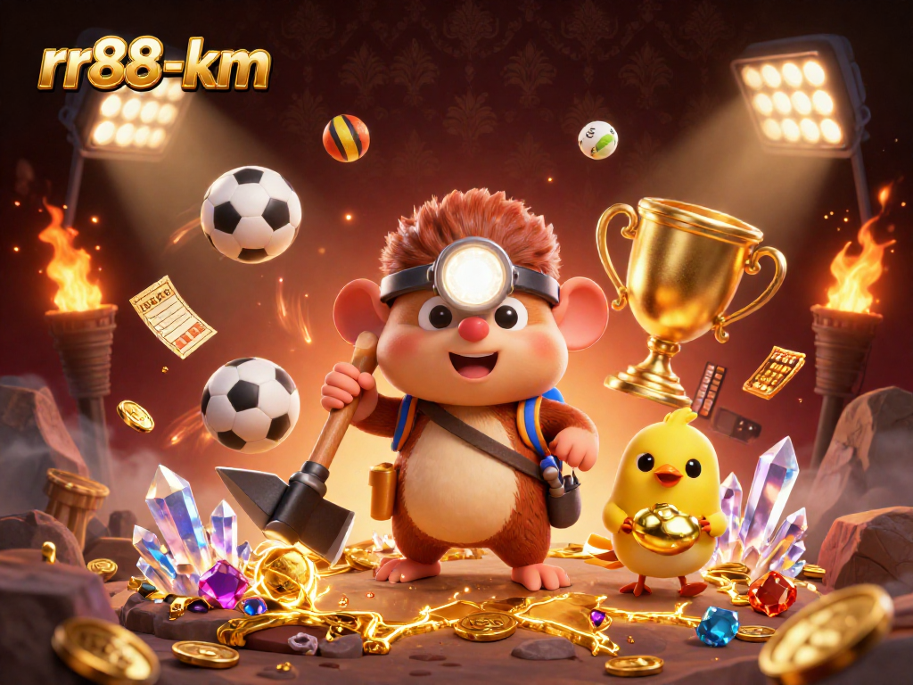 Engage in thrilling betting activities at rr88-km with lively sports celebrations and dynamic gold elements.