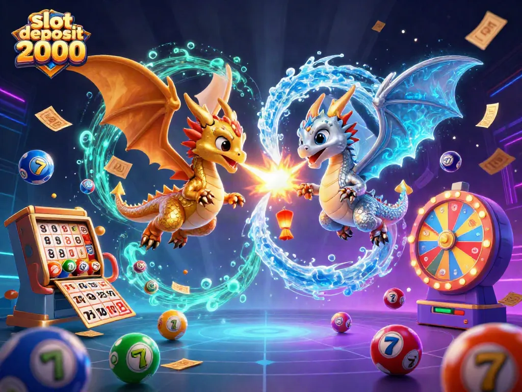 Experience thrilling moments in slot deposit 2000 amidst vibrant dragons and dynamic slot games.