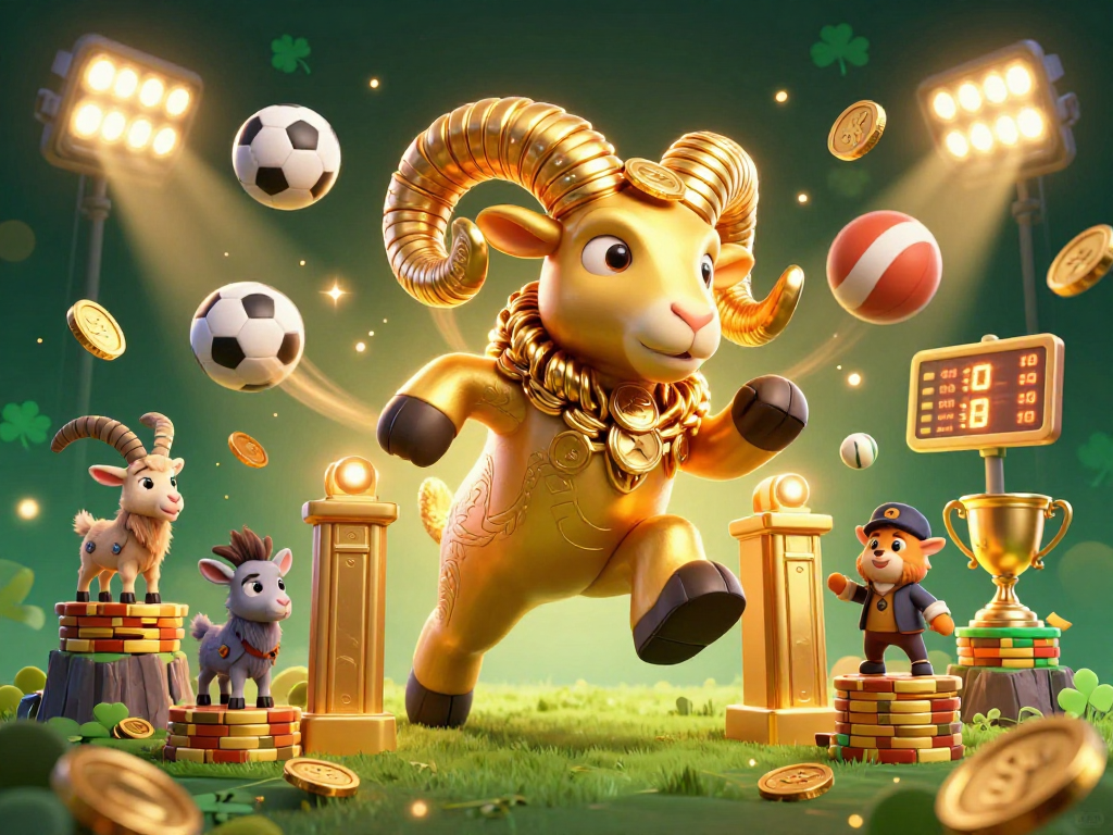 Experience thrilling sports betting with ea88's exciting 3D illustration showcasing dynamic gameplay.