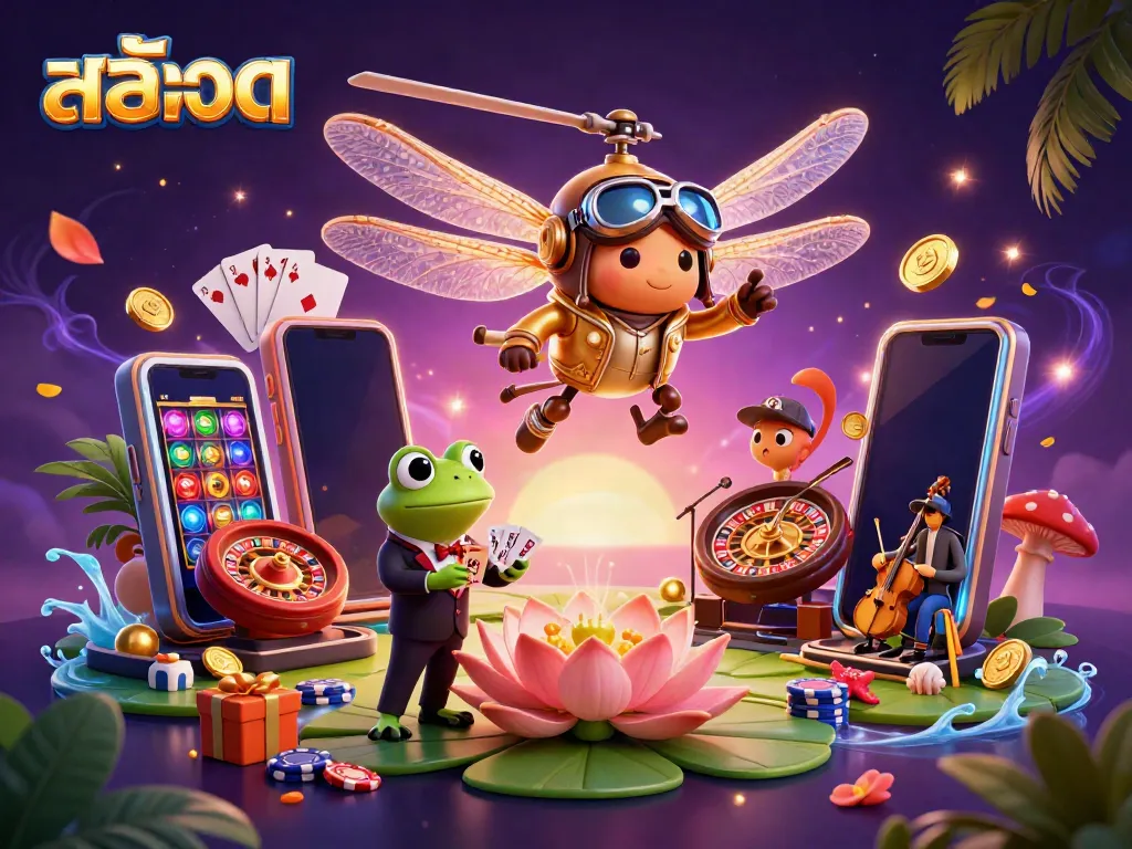 เล่นเกมสล็อต สล็อตในคาสิโนที่มีบรรยากาศสดใสและตัวละครที่น่าสนใจ