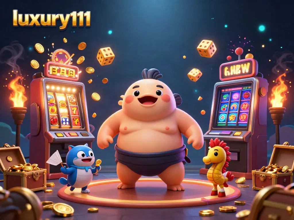 Experience the thrill of slots with luxury111 as dynamic characters celebrate big wins in animation.