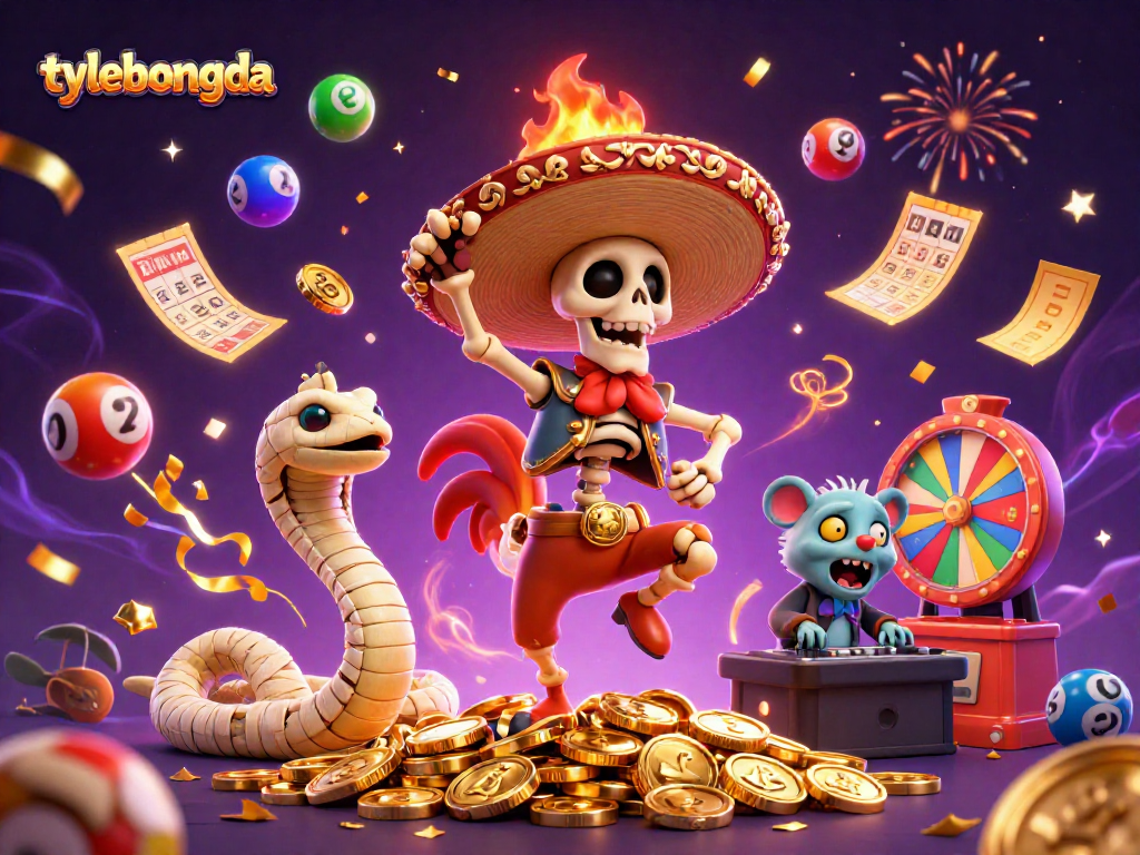 Join the excitement at tylebongda with our vibrant carnival scene celebrating big wins!