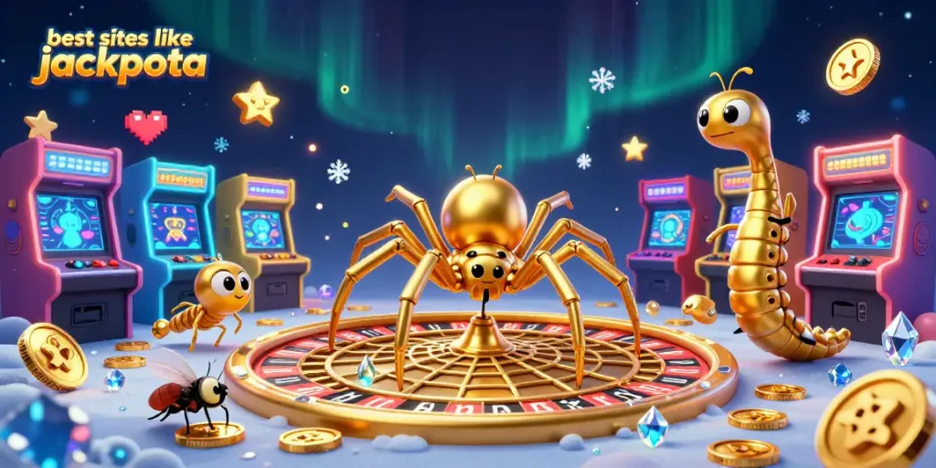 Experience thrilling gameplay at the best sites like Jackpota with vibrant casino illustrations.