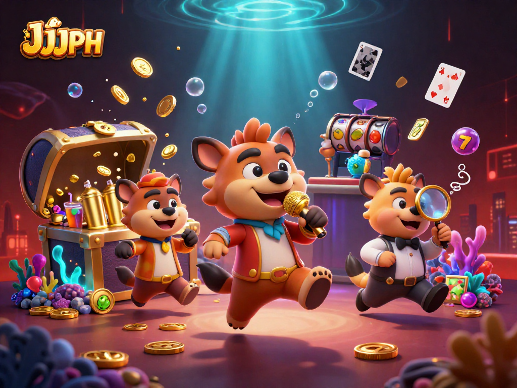 Experience thrilling gaming at JJJPH with lively casino hyenas and dynamic slot action.