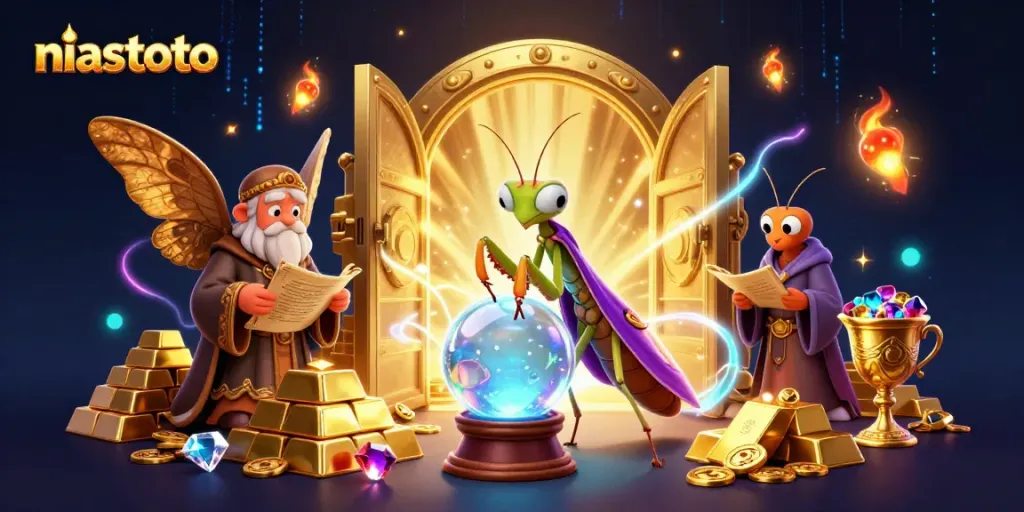 Engage with niastoto's magical world through a 3D fortune teller and mystical treasures.