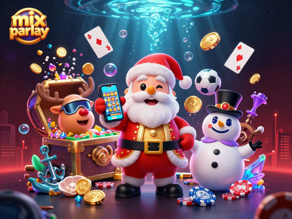 Bet on mix parlay with vibrant casino characters highlighting dynamic sports betting and engaging gameplay.