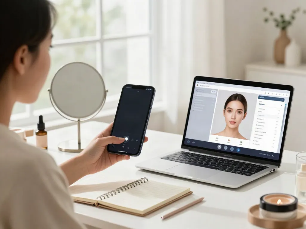 Innovative alternatives to QOVES showcased in a bright beauty analysis workspace.