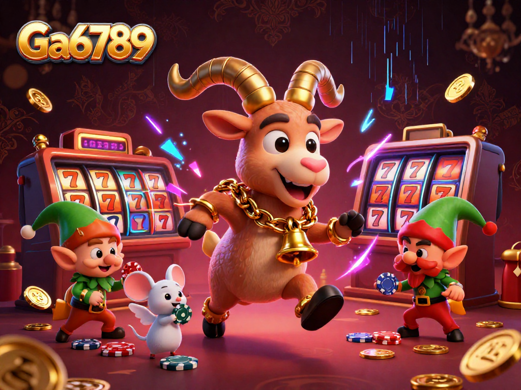 Engage in thrilling slots action with Ga6789 and experience a festive casino atmosphere.